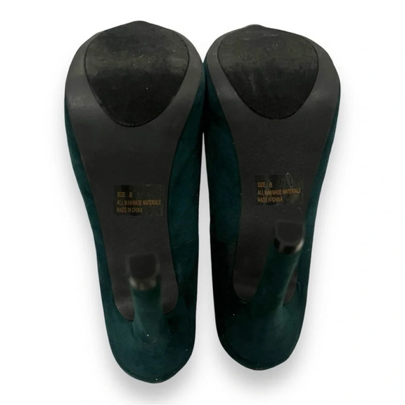 QUPID Women's Teal Green Platform Stiletto Heels Size 8 | EUC - Picture 2 of 9